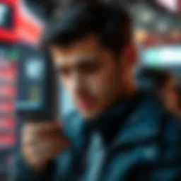 User selecting the right app version for 1xbet download