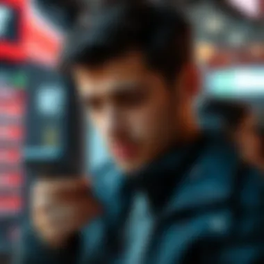 User selecting the right app version for 1xbet download