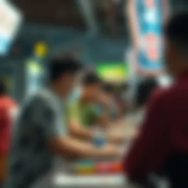 Visual representation of community interactions within Asia Bookie