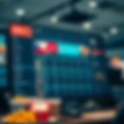 Overview of Asia Bookie's user interface showcasing betting options