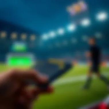 User-friendly betting platform on a smartphone