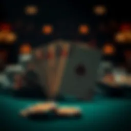 Visual representation of the strongest poker hand rankings