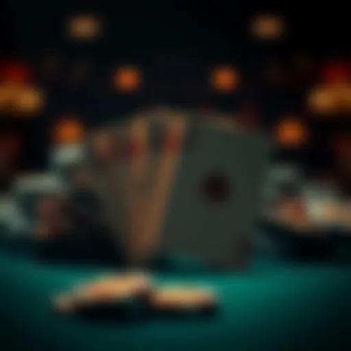 Visual representation of the strongest poker hand rankings