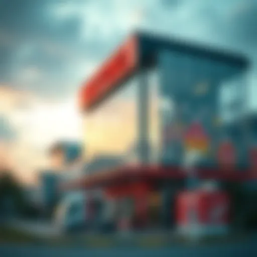 Illustration depicting the architecture of online betting companies