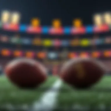 A visual representation of strategic approaches to Super Bowl betting