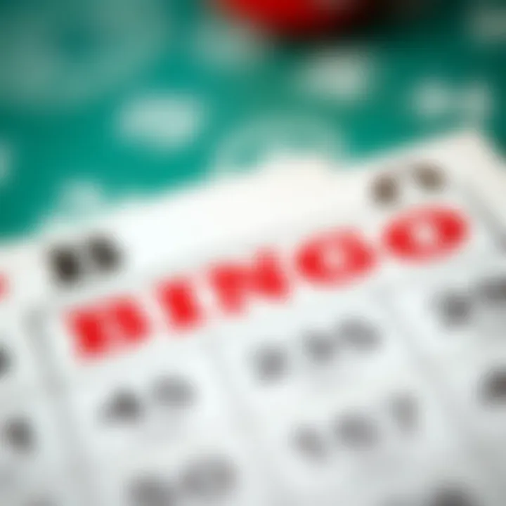 The Thrill of the Bingo Card A close-up of a bingo card filled with numbers, symbolizing the excitement of gameplay.