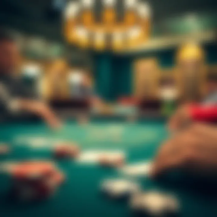 Real-life application of the split strategy in blackjack