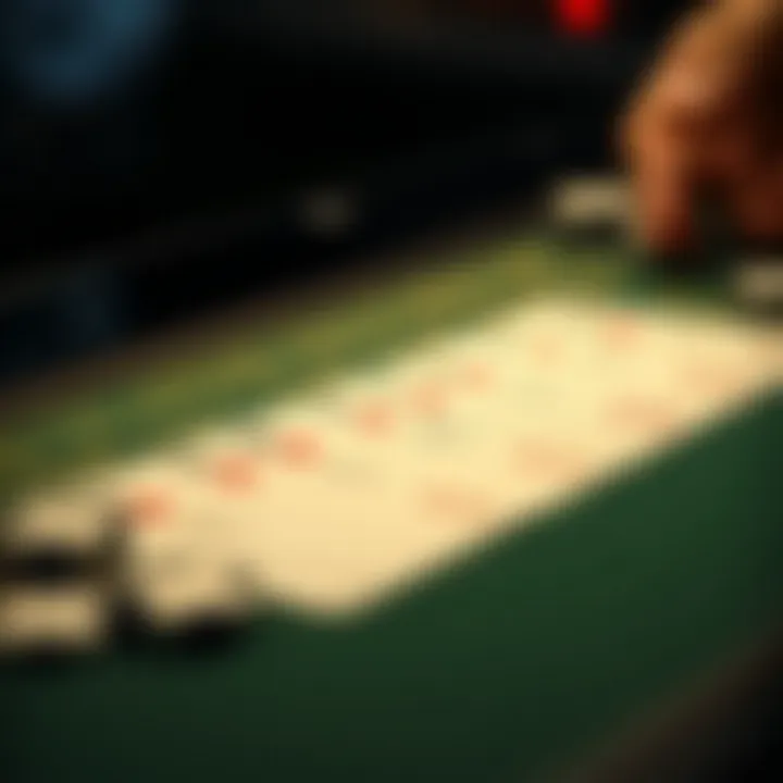 Diagram illustrating the meaning of symbols and numbers in blackjack