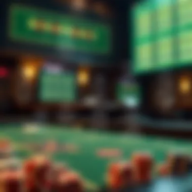 Illustration depicting various betting principles