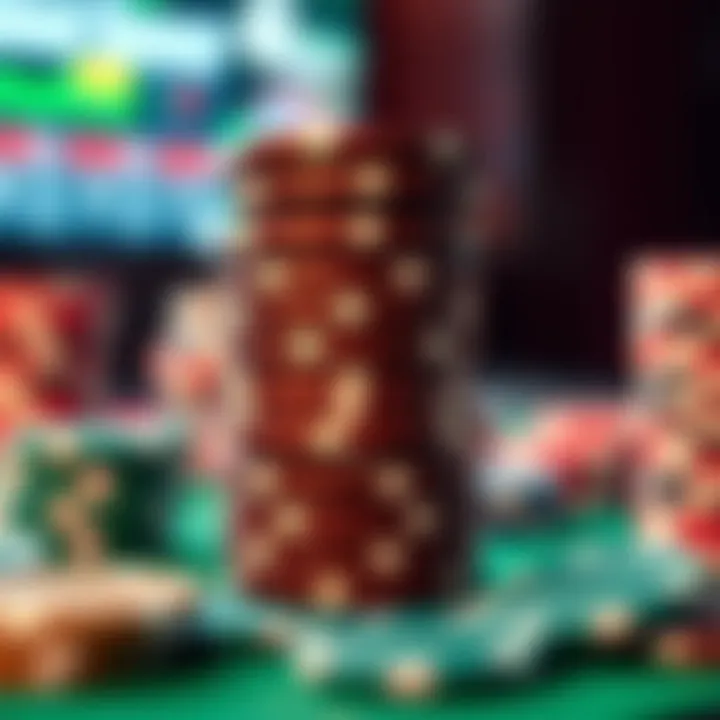 The Essence of Betting with Real Money Stack of casino chips representing real money betting