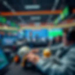 Visual representation of modern betting technology evolution