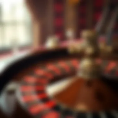 A classic roulette wheel ready for a game