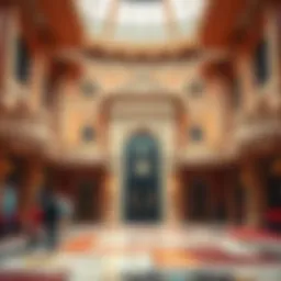 A historic casino with elegant architecture showcasing its grandeur