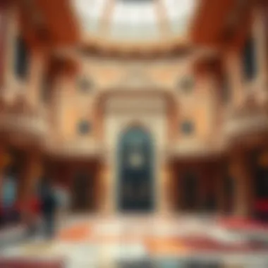 A historic casino with elegant architecture showcasing its grandeur