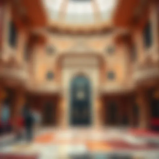 A historic casino with elegant architecture showcasing its grandeur