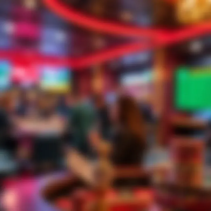 Graphical insights into casino performance metrics