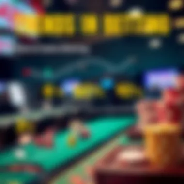 Infographic displaying current trends in casino betting