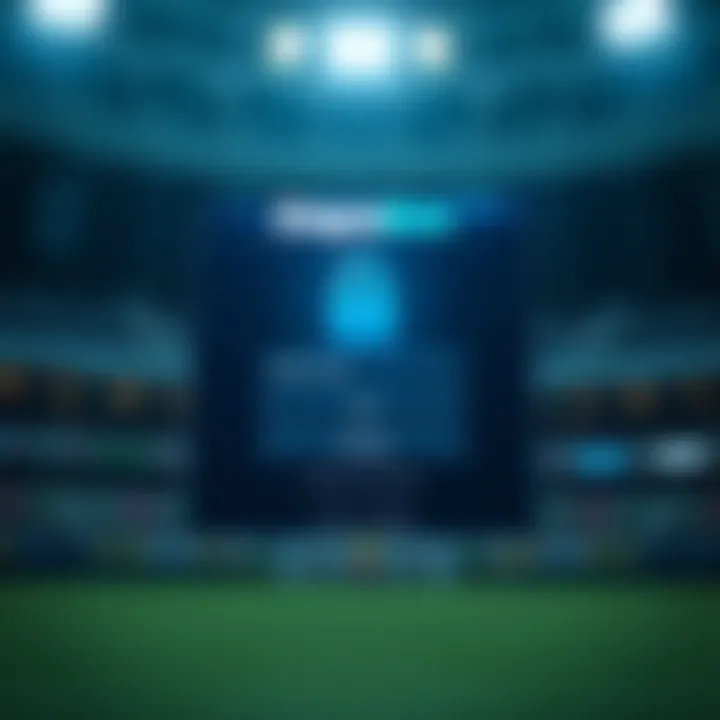 Secure login interface for a betting platform