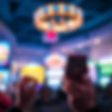 The Joy of Playing Free Casino Games A person enjoying free online casino games on a mobile device