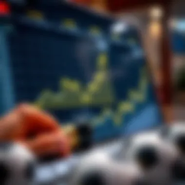 Graph showing betting trends