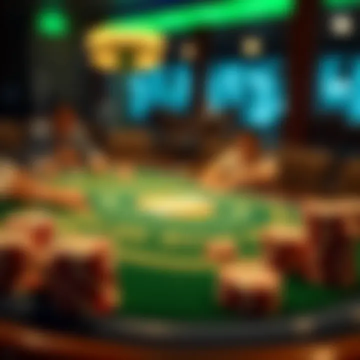 Graph illustrating the odds and payout structures in blackjack