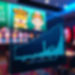 A detailed chart showcasing the growth metrics of Evolution Gaming.