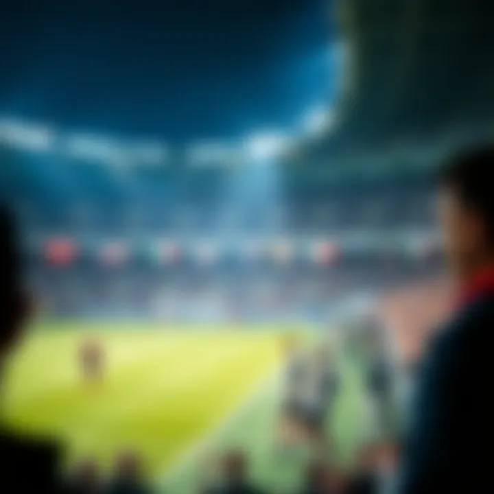 A visual comparison of fan engagement across different football leagues highlighting cultural differences