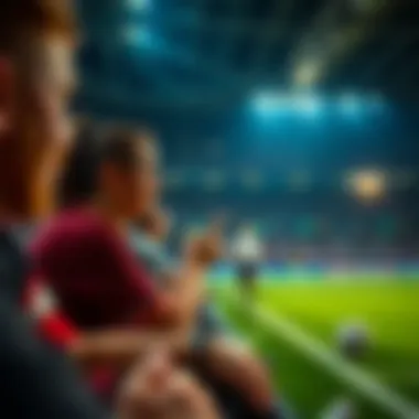 Dynamic engagement of fans during a live football match