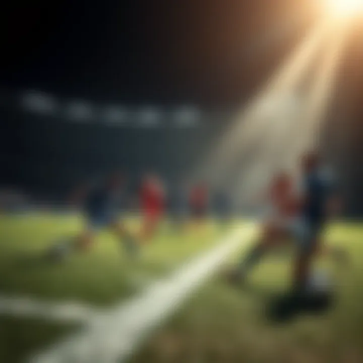 An historical timeline illustrating the evolution of football leagues over the decades