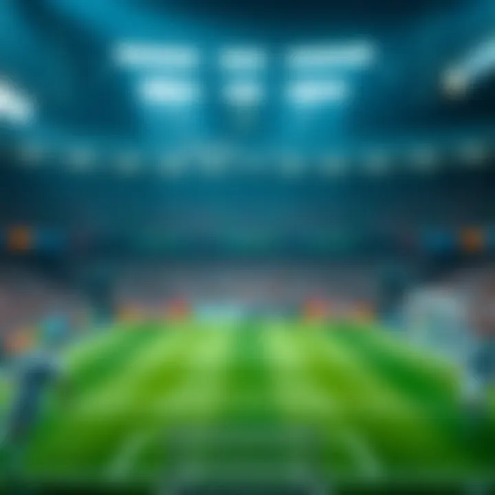 A dynamic representation of various football leagues around the world showcasing their unique structures