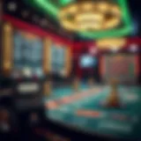 Strategic layout of casino betting opportunities