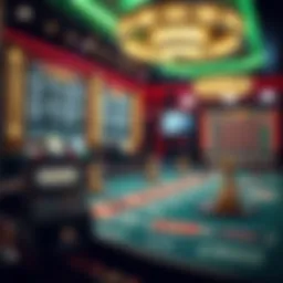 Strategic layout of casino betting opportunities
