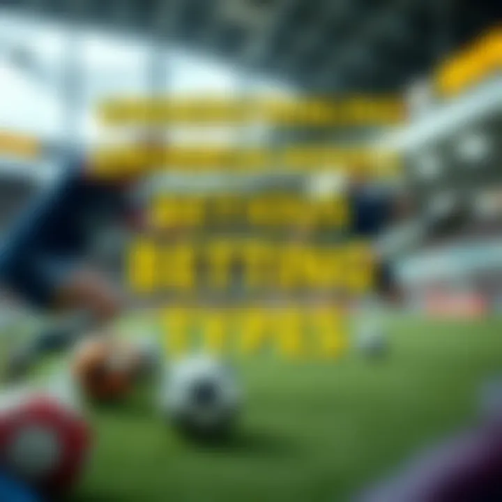 Visual representation of different betting types