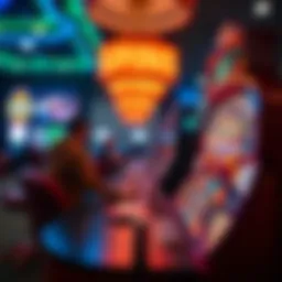 Conceptual representation of free spins in online gaming