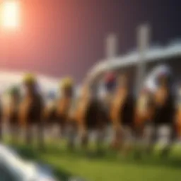 Exciting Grand National race showcasing the thrill of betting