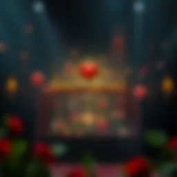 Atmospheric background of Immortal Romance slot game