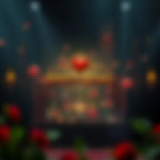 Atmospheric background of Immortal Romance slot game