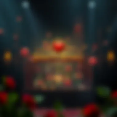 Immortal Romance Slot Game Background Atmospheric background of Immortal Romance slot game