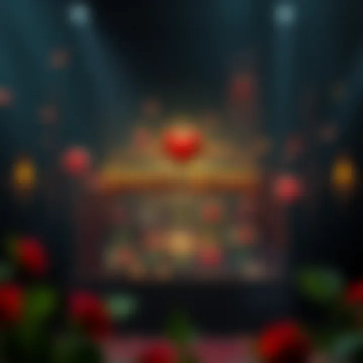 Immortal Romance Slot Game Background Atmospheric background of Immortal Romance slot game