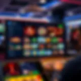A modern online casino interface showcasing diverse gaming options