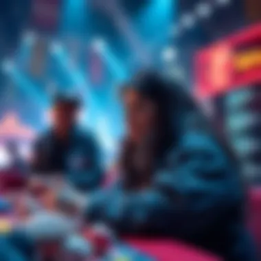 A dynamic visual representation of community engagement in Keno Live.