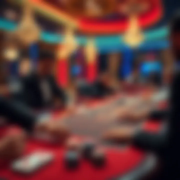 Strategic elements of live baccarat illustrated through gameplay.