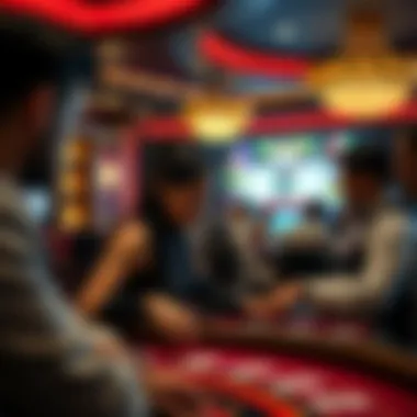 An inviting scene of live dealer interaction in blackjack