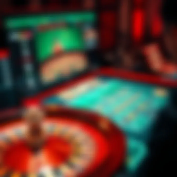 Navigating Online Live Roulette Platforms User interface of an online live roulette platform