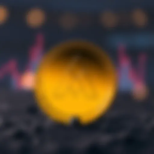 Symbol of Matic coin representing its blockchain innovation