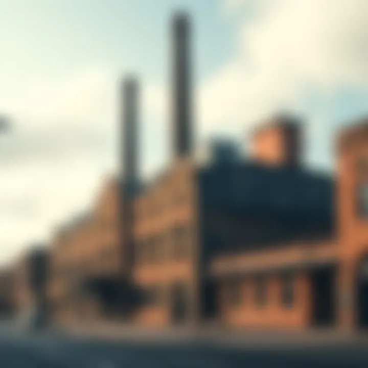 Historic buildings in Middlesbrough reflecting its rich industrial heritage