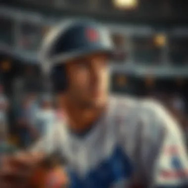 Visual representation of player performance metrics in Minor League Baseball