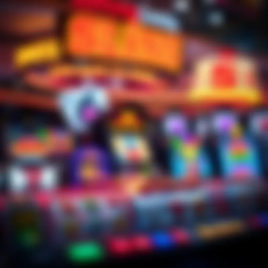 Diverse selection of mobile slot games