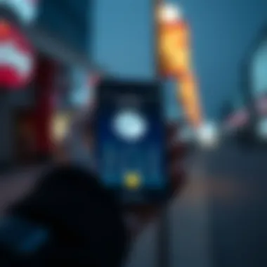 An illustration of a smartphone showing the MoonPay interface