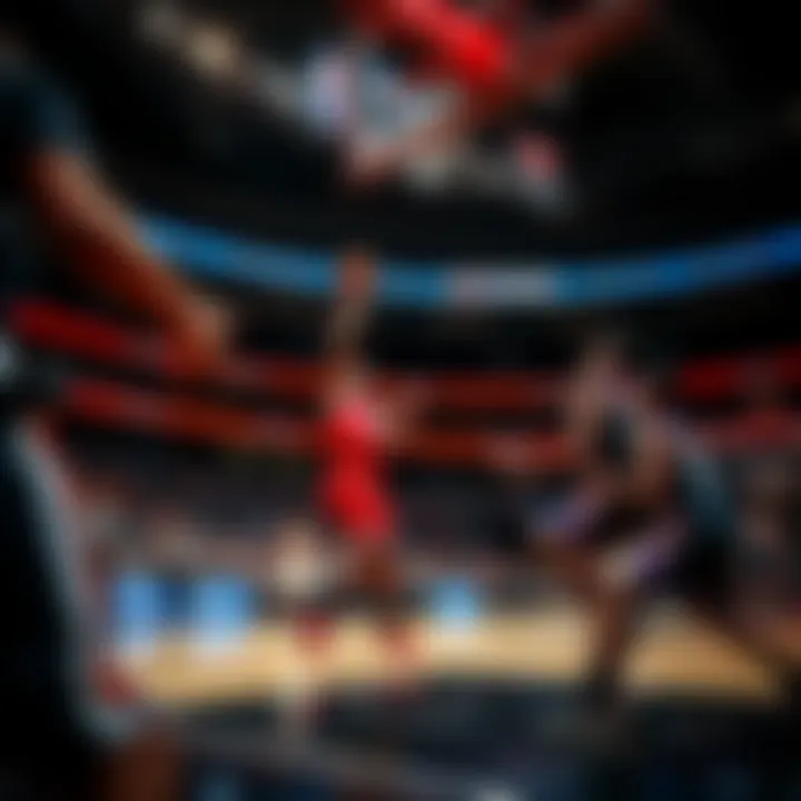 Thrilling NBA Game Action A captivating moment from an NBA game showcasing the excitement and energy of live sports.